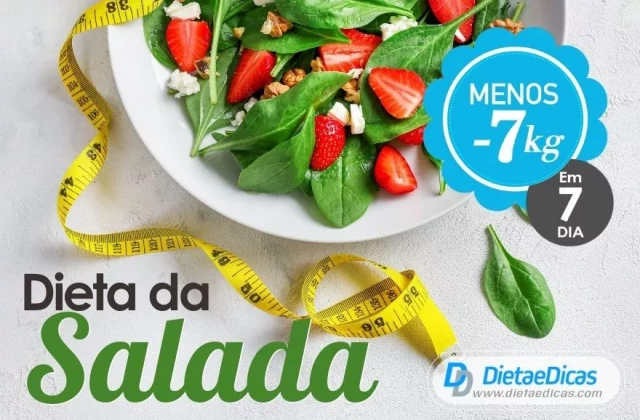 dieta da salada, dieta da salada como fazer, dieta da salada cardápio, dieta da salada receitas