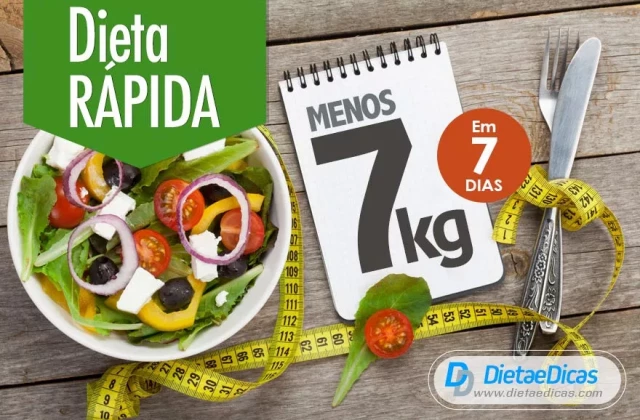 Dieta de uma Semana para Perder 7kg | Wiki da Saúde