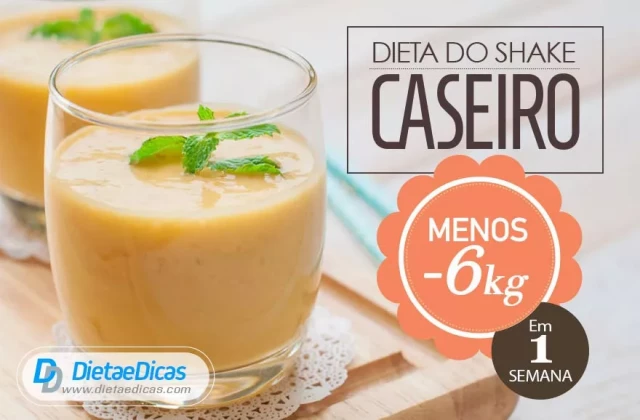 Dieta do Shake Caseiro | Wiki da Saúde