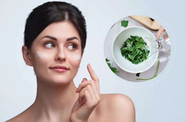 Rugas, manchas e acne: como se livrar delas com uma máscara caseira de salsa | Wiki da Saúde