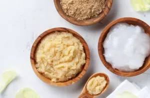 Açúcar no shampoo é a nova tendência de cuidado capilar Ilustração de Açúcar no shampoo é a nova tendência de cuidado capilar