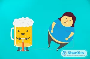 Álcool na dieta Ilustração de Álcool na dieta