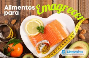 alimentos para emagrecer Ilustração de alimentos para emagrecer
