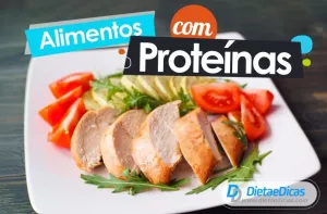alimentos ricos em proteínas Ilustração de alimentos ricos em proteínas