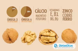 Benefícios das nozes Ilustração de Benefícios das nozes