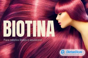 Biotina para cabelos Ilustração de Biotina para cabelos
