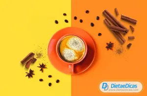 Café com canela Ilustração de Café com canela