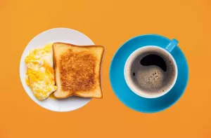 Café da manhã saudável para perder peso Ilustração de Café da manhã saudável para perder peso