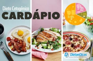 Cardápio da dieta cetogênica Ilustração de Cardápio da dieta cetogênica