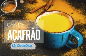 chá de açafrão Ilustração de chá de açafrão