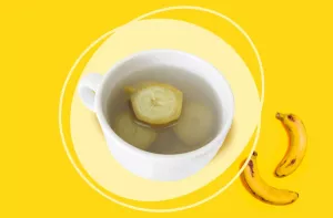 Imagem ilustrativa do artigo Chá de banana para melhorar a digestão e reduzir a ansiedade
