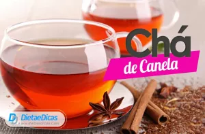 Ilustração de chá de canela