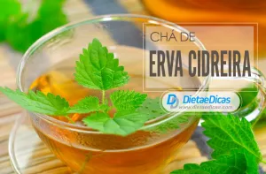 chá de erva cidreira com limão Ilustração de chá de erva cidreira com limão