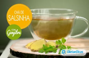 chá de salsa Ilustração de chá de salsa