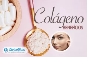 colágeno benefícios Ilustração de colágeno benefícios