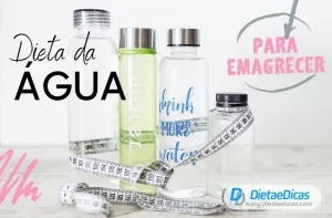dieta da água Ilustração de dieta da água