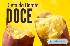 Dieta da batata doce Ilustração de Dieta da batata doce
