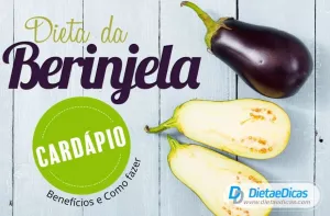 dieta da berinjela Ilustração de dieta da berinjela