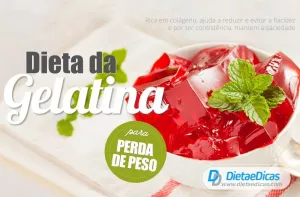 dieta da gelatina Ilustração de dieta da gelatina