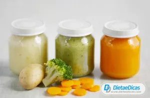 Dieta da papinha de bebê Ilustração de Dieta da papinha de bebê