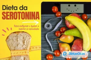 dieta da serotonina Ilustração de dieta da serotonina
