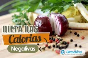 Dieta das calorias negativas Ilustração de Dieta das calorias negativas