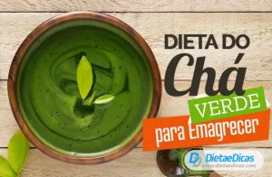 dieta do chá verde Ilustração de dieta do chá verde