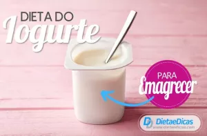 dieta do iogurte Ilustração de dieta do iogurte