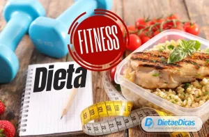 dieta fitness Ilustração de dieta fitness