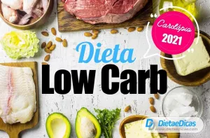 Ilustração de dieta low carb