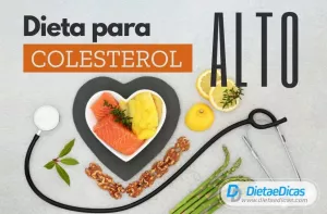 dieta para baixar o colesterol Ilustração de dieta para baixar o colesterol