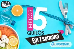 Dieta para emagrecer 5 quilos em uma semana Ilustração de Dieta para emagrecer 5 quilos em uma semana