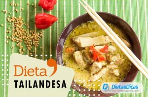 Dieta Tailandesa Ilustração de Dieta Tailandesa