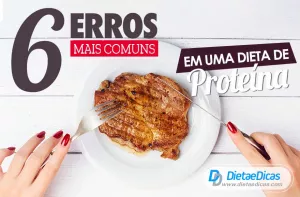 Erros em uma dieta de proteína Ilustração de Erros em uma dieta de proteína