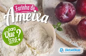 farinha de ameixa Ilustração de farinha de ameixa