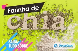 Ilustração de farinha de chia