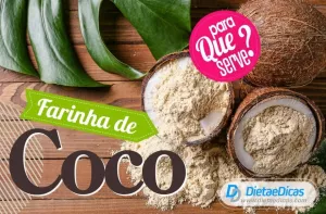 farinha de coco Ilustração de farinha de coco