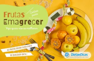 frutas certas para emagrecer Ilustração de frutas certas para emagrecer
