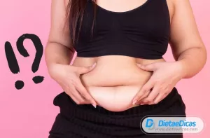 Gordura na barriga Ilustração de Gordura na barriga