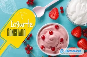 Iogurte congelado Ilustração de Iogurte congelado