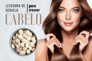 Levedura de Cerveja para crescer cabelo Ilustração de Levedura de Cerveja para crescer cabelo