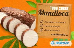 mandioca emagrece Ilustração de mandioca emagrece