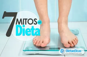 mitos sobre dietas Ilustração de mitos sobre dietas