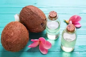 óleo de coco Ilustração de óleo de coco