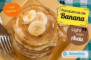panquecas de banana light Ilustração de panquecas de banana light