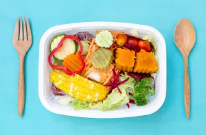 Salada antes da refeição Ilustração de Salada antes da refeição