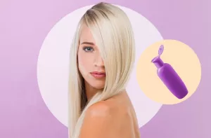 Imagem ilustrativa do artigo Shampoo roxo para cabelos loiros erros a evitar