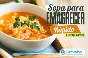 Ilustração de Cardápio de sopas para emagrecer