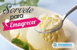 sorvete emagrecedor Ilustração de sorvete emagrecedor