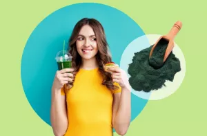 Spirulina emagrece Ilustração de Spirulina emagrece